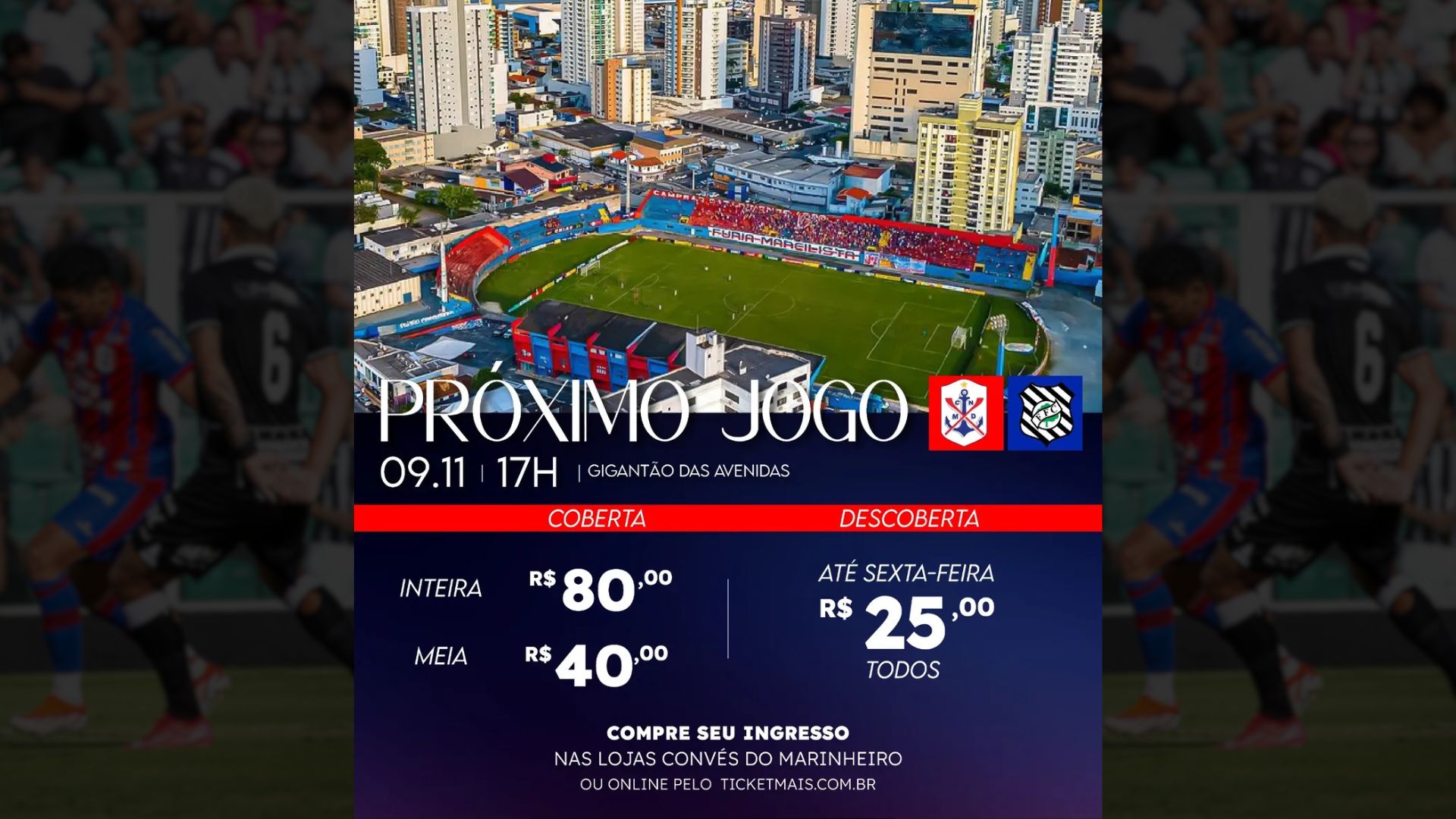 Próximo jogo: é decisão! ⚽️⚓️🔴🔵